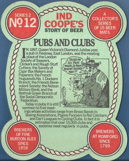 Ind Coope Beer Mat