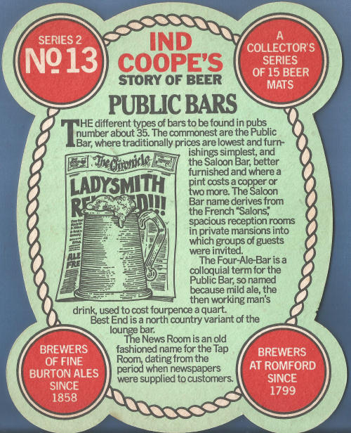 Ind Coope Beer Mat
