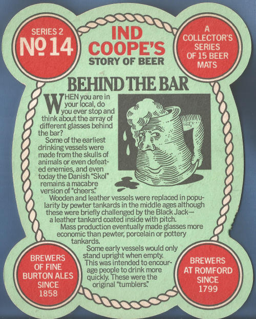 Ind Coope Beer Mat