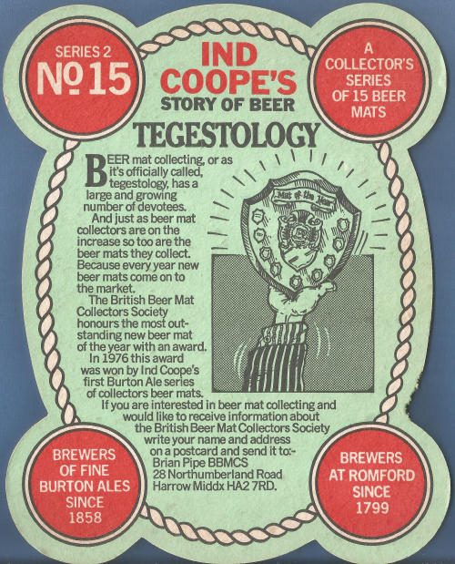 Ind Coope Beer Mat
