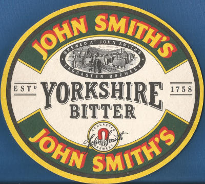 John Smiths Beer Mat 1 Front