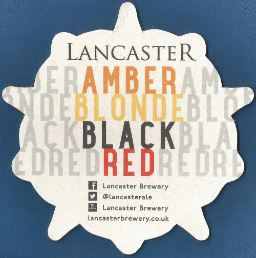 Lancaster Beer Mat 1 Back