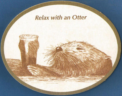 Otter Beer Mat 2 Back