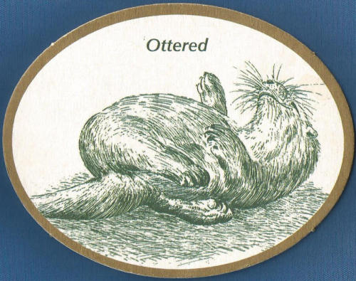 Otter Beer Mat 3 Back