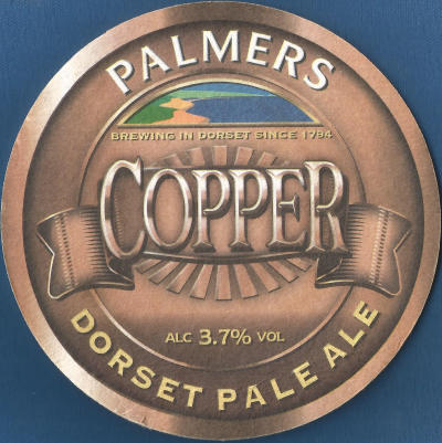 Palmers Copper Ale Beer Mat 2 Front