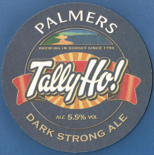 Palmers Tally Ho! Beer Mat