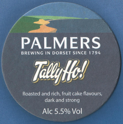 Palmers Tally Ho! Beer Mat