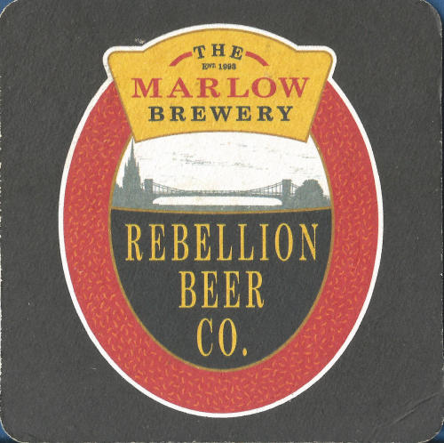 The Marlow Brewery Rebellion Beer Mat