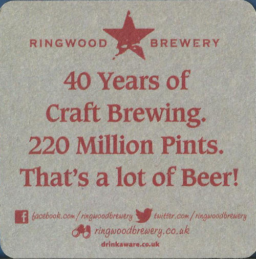 Ringwood Beer Mat 5 Back