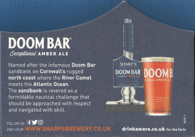 Doom Bar Beer Mat 2 Back