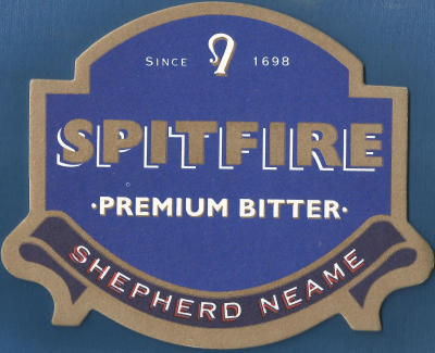 Shepherd Neame Spitfire Beer Mat 1 Back