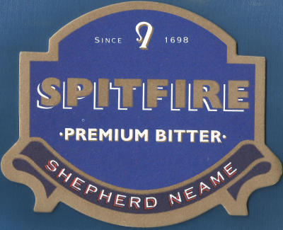Shepherd Neame Spitfire Beer Mat