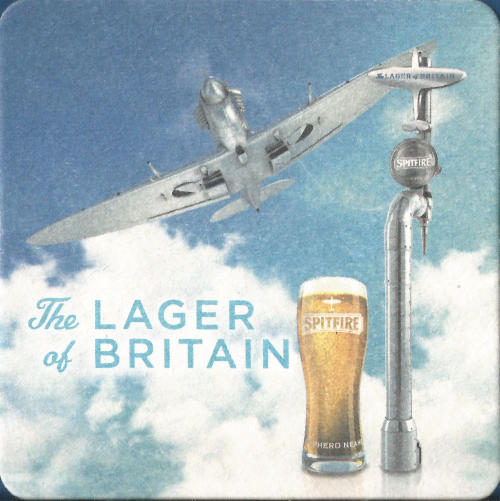 Shepherd Neame Spitfire Beer Mat 2 Front