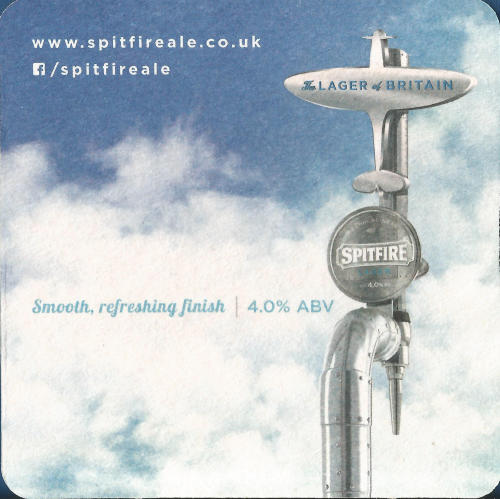 Shepherd Neame Spitfire Beer Mat