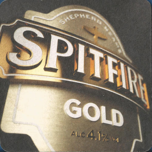Shepherd Neame Spitfire Beer Mat 3 Front