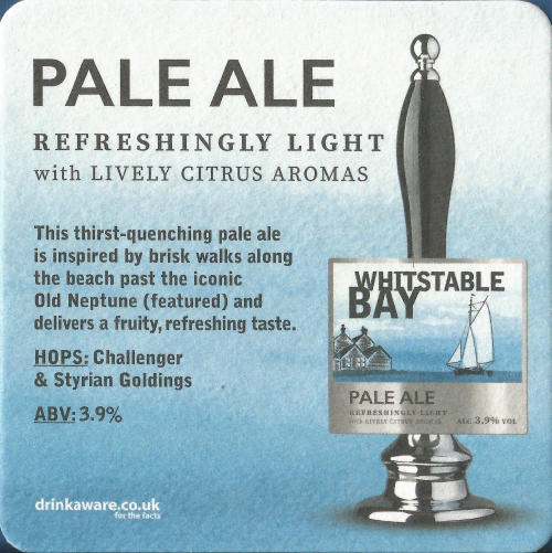 Shepherd Neame Whitstable Bay Beer Mat