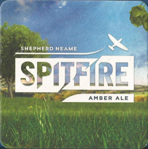 Shepherd Neame Spitfire Beer Mat 7 Front
