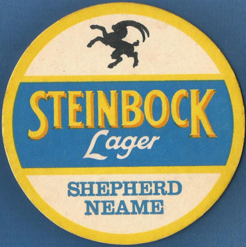 Shepherd Neame Steinbock Beer Mat