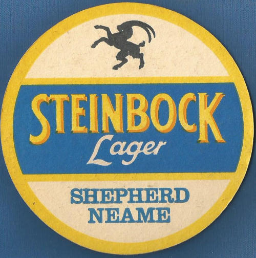 Shepherd Neame Steinbock Beer Mat