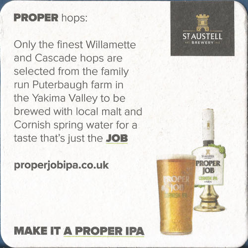 St Austell Beer Mat