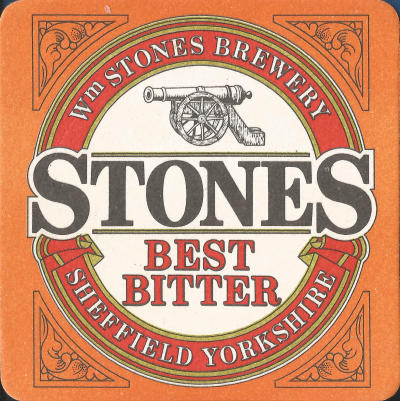 Stones Beer Mat 1 Front