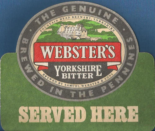 Websters brewery pin badge Samuel Webster Halifax. 