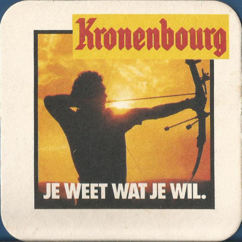 Kronenbourg Beer Mat 3 Front