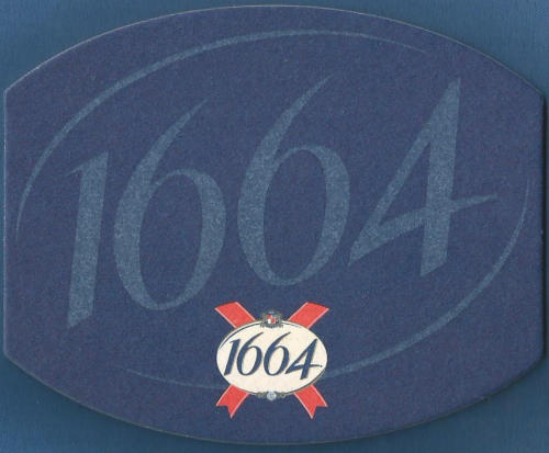 Kronenbourg 1664 Beer Mat 5 Front