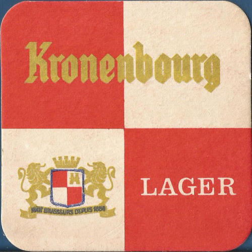 Kronenbourg Beer Mat 6 Front