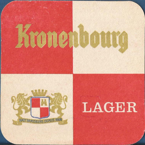 Kronenbourg Beer Mat 6 Back