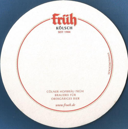 Fruh Beer Mat 1 Back