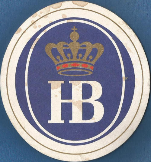 Hofbrauhaus Beer Mat 2 Front