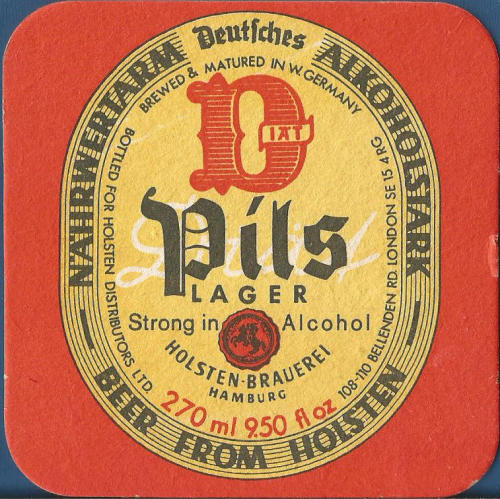 Holsten Beer Mat 5 Front