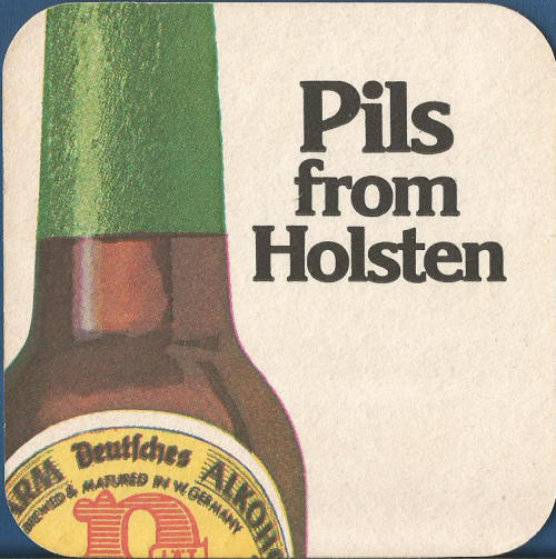 Holsten Beer Mat 5 Back