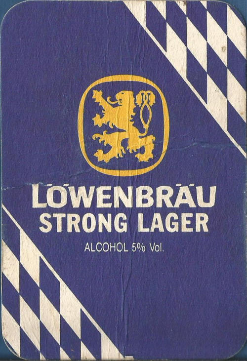 Lowenbrau Beer Mat 2 Back