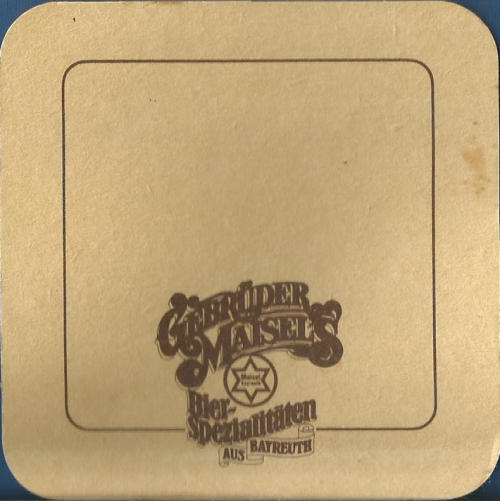 Maisels Beer Mat 1 Back