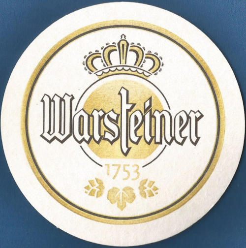 Warsteiner Beer Mat 1 Front