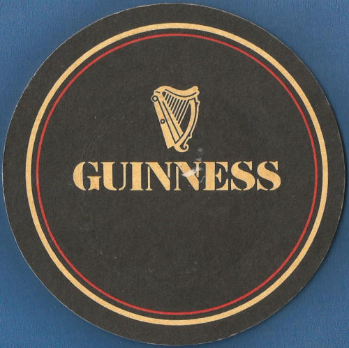 Guinness Beer Mat 9 Back