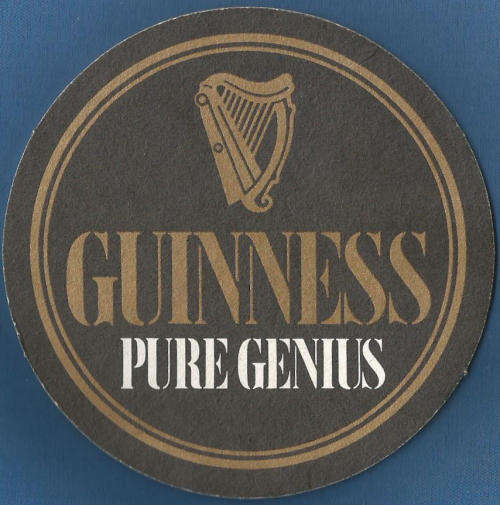 Guinness Beer Mat 11 Back