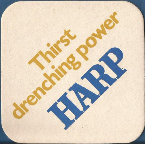 Guinness Harp Beer Mat