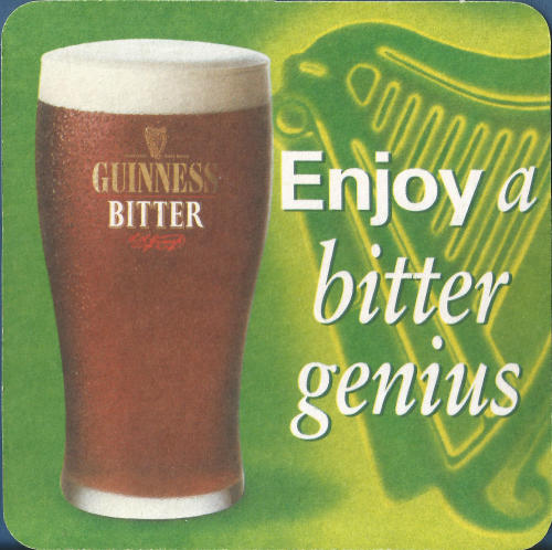 Guinness Bitter Beer Mat