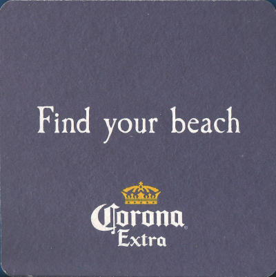 Corona Extra Beer Mat 1 Back