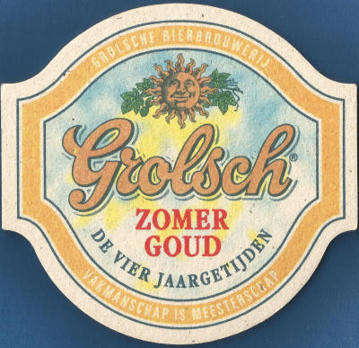 Grolsch Beer Mat 1 Back