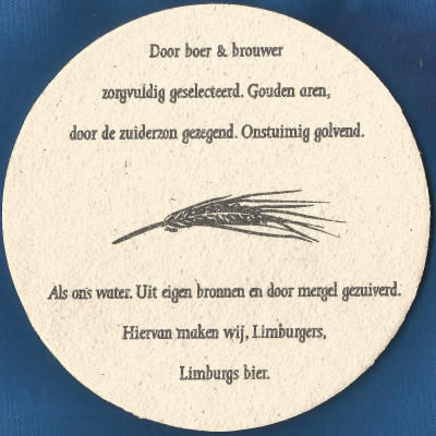 Gulpener Beer Mat 1 Back