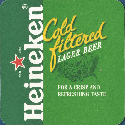 Heineken Beer Mat 1 Front
