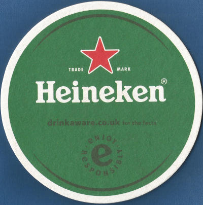 Heineken Beer Mat 3 Front