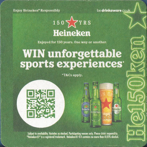 Heineken Beer Mat
