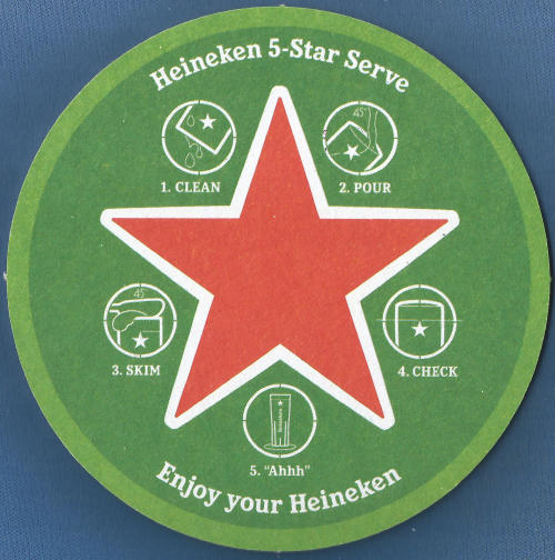 Heineken Beer Mat