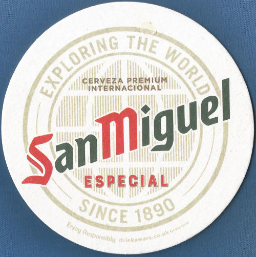San Migual Beer Mat