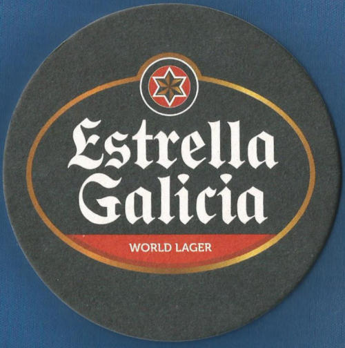 Estrella Galicia Beer Mat 1 Front